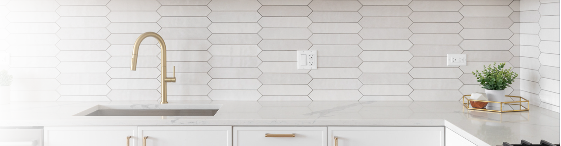 Modern kitchen backsplash in St Peters, MO
